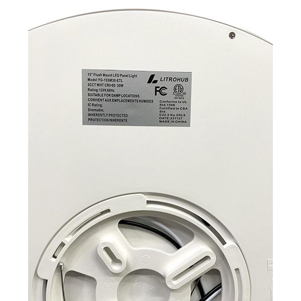 15" LED Flush Mount Panel Light 3CCT