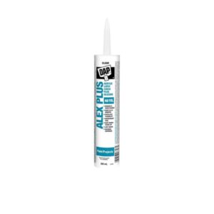 Alex Plus Dap 300 mL White Acrylic Latex Caulk with Silicone