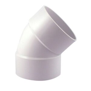 PVC 45 & 22.5 ELBOW 4" litrohub