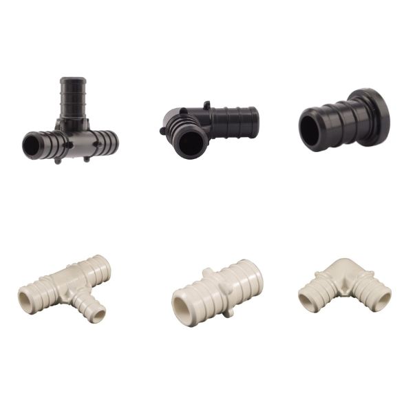 PEX fitting plastic ½” ¾”