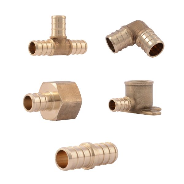 PEX fitting Brass ½” ¾”