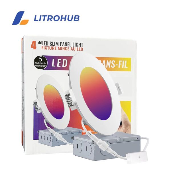 4" Slim Panel with RGB