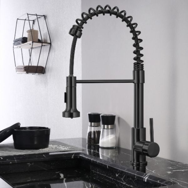 Pul Down Kitchen Faucet Satin